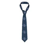 Cadeau de Fête des Pères Heureux Je T'aime Papa Cravate Animale pour Hommes Cravate en Soie Cadeau Costume Cravate de Mariage Ensemble de Mouchoirs Boutons de Manchette d'affaires tissés Ensemble de C