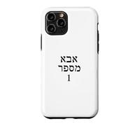 Cadeau de fête des pères numéro Un pour Papa en hébreu juif Israël Coque pour iPhone 11 Pro