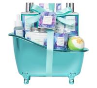Cadeau de fête des pères pour homme, papa, panier cadeau de luxe Eucalyptus et menthe pour femme, paniers cadeaux uniques pour spa, kit de spa à domicile, ensemble de cadeaux pour le bain et le corps