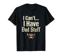Cadeau de fête Funny Dad Pitmaster BBQ Papa Smoker Grill I Can't T-Shirt