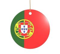 Cadeau de fête prénuptiale imprimé drapeau portugais, décoration de Noël Mr & Mrs, un cadeau souvenir de mariage unique