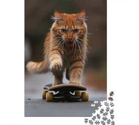 Cadeau De Fêtes : Puzzle Adulte 1000 Pièces, Creative Cat, 52x38cm/1000pcs