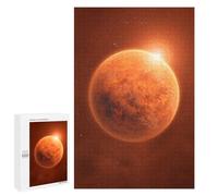 Cadeau De Fin D’année - Mars The Red Planet-1, Puzzle pour Adultes, 1000 PCS - À Assembler, Encadrer Et Exposer