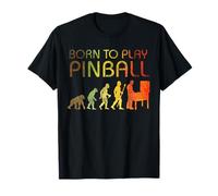 Cadeau de flipper rétro drôle - Born to Play Pinball T-Shirt