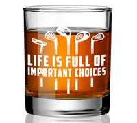 Cadeau de golf amusant pour homme, petit ami, golfeurs, départ à la retraite pour oncle. Papa, grand-père, « Life is Full of Important Choices », idée cadeau pour Noël, anniversaire, fête des pères