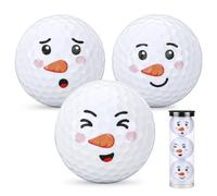 Cadeau de golf pour papa - 3 balles de golf blanches 42,6 mm - Accessoire | Pour débutants et golfeurs, fête des pères, anniversaire, Noël, retraite, anniversaire de mariage