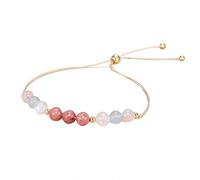Cadeau de grossesse sain pour maman attendue, bracelet spirituel en quartz rose avec boîte et carte, taille unique, Pierre, Pas de gemme