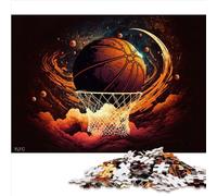 Cadeau de Jeu Puzzle Basket-Ball 1000 pièces Puzzle en Bois pour Adultes et Enfants de 12 Ans et Plus Anti-Stress Staycation Kill Time 1000 pièces (50 x 75 cm)