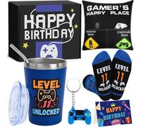 Cadeau de joueur garçon de 11 ans, cadeau d'anniversaire amusant 11 ans pour garçon, fan de gamer, coffret cadeau pour le 11e anniversaire pour fils, petit-fils, neveu ou ami - Idée cadeau cool pour