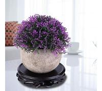 Cadeau de Juillet Base Ronde, Base Ronde en Bois rétro et nostalgique Durable, Tasses à thé pour la Maison(Inner Diameter 10 Height 2.5 cm)