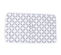 Cadeau de Juillet Matelas à langer pour bébé, coussin à langer pour bébé, Durable adapté à la Collection Enfant d'éducation précoce doux et confortable pour l'éducation à la(White hollow circle)