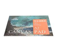 Cadeau de Juillet Papier à dessin à l'huile, outil de dessin A3 Canvas Pad, Designer pour les professionnels