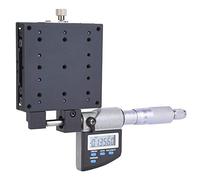 Cadeau de Juillet Platine de translation linéaire, plate-forme micrométrique SEMX80-AS à affichage numérique 80x80 mm, précision de déplacement jusqu'à 0,001 mm