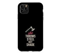 Cadeau de Lancer de Hache pour Femme I Stick Axes Competitive League Coque pour iPhone 11 Pro Max
