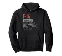 Cadeau de l'aviation militaire F-14 Tomcat Fighter Jet Sweat à Capuche