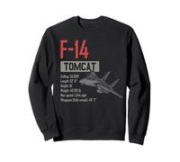 Cadeau de l'aviation militaire F-14 Tomcat Fighter Jet Sweatshirt