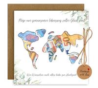 Cadeau de mariage en argent avec enveloppes, cadeau de mariage personnalisé pour couple de mariés, carte du monde, cadeau en argent, emballage cadeau de mariage, carte du monde, cadeau en argent,