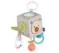 CADEAU DE NAISSANCE PARFAIT - Les petits explorateurs comprendront vite comment faire sonner et tinter ce joli cube d'activités coloré - Idéal comme cadeau pour les nouveau-nés, garçons et filles.