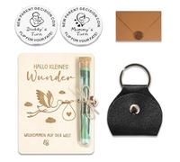 Cadeau de naissance pour bébé, Cadeau Naissance Fille Garcon,cadeau de baptême, pièce de décision pour nouveaux parents, cadeau de naissance personnalisé,pour future maman/papa/garçon/fille