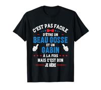 Cadeau De Noël Drôle Pour Homme Beau Gosse Gabin Humour T-Shirt