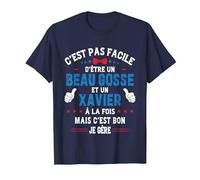 Cadeau De Noël Drôle pour Homme Beau Gosse Xavier Humour T-Shirt