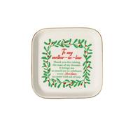 Cadeau de Noël pour belle-mère de la part de sa belle-mère, plat à bijoux Thank You for Raising The Man of My Dreams