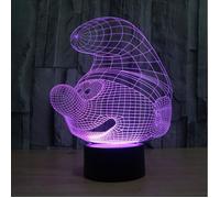 Cadeau de noël pour enfants 3d les schtroumpfs en forme - Aueq - night light led 7 couleurs changent lampe de bureau chambre décor