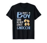 Cadeau de pâtes italiennes Just A Boy Who Really Loves Gnocchi T-Shirt