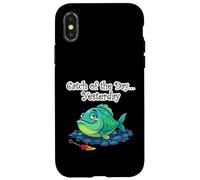 Cadeau de pêche Amusant - Catch of The Day Fish Coque pour iPhone X/XS