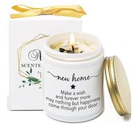Cadeau de pendaison de crémaillère pour une nouvelle maison, idée de cadeau de pendaison de crémaillère pour femme, amie, déménagement, bougies parfumées vanille et lavande