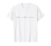 Cadeau de Physique quantique de l'équation de Schrödinger T-Shirt Graphique avec Valeur, Homme, Blanc, XL