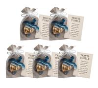 Cadeau de poche tortue de mer, mini jeton de poche tortue de mer souvenir sur le thème de la plage avec une carte de motivation incluse, symbole d'encouragement, de motivation et de positivité, cadeau