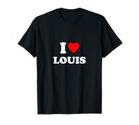 Cadeau de prénom « I Heart Louis I Love Louis » T-Shirt