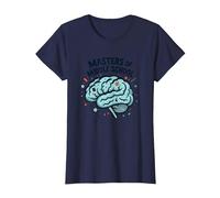 Cadeau de Reconnaissance pour Enseignant de maîtrise du collège T-Shirt, Femme, Bleu Marine, XXL