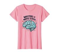 Cadeau de Reconnaissance pour Enseignant de maîtrise du collège T-Shirt, Femme, Rose, XXL