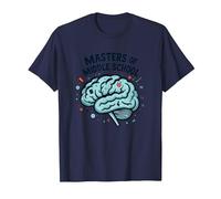 Cadeau de Reconnaissance pour Enseignant de maîtrise du collège T-Shirt, Homme, Bleu Marine, XXL