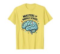Cadeau de Reconnaissance pour Enseignant de maîtrise du collège T-Shirt, Homme, Citron, XXL