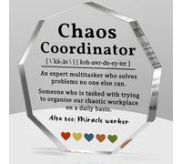 Cadeau de remerciement pour coordinateur du chaos, cadeau d'anniversaire, cadeau de remerciement pour patron, femme, collègue, gestionnaire, entraîneur, infirmière, maman, planificateur de mariage