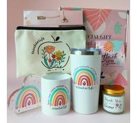 Cadeau de remerciement pour enseignant, cadeau pour enseignant, cadeau pour femme, gobelet de remerciement pour Noël, anniversaire, fête des enseignants de 590 ml