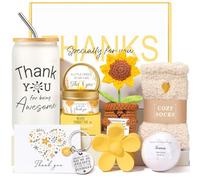 Cadeau de remerciement pour femme, cadeau de reconnaissance pour collègues et enseignants avec verre de remerciement de 473,6 g avec verre de remerciement pour les employés