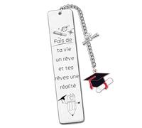Cadeau de Remise de Diplôme 2026,Idée Cadeau Original pour Baccalauréat Bac+3 Master meilleurs cadeaux pour les lycéens, marque-pages inspirants félicitations cadeaux de remise (1)