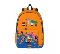 Cadeau de rentrée scolaire, autocollant «Émotions» rétro, sac à main lavable à l'envers, 2 pieces, neuf, pour enfant, sac à dos de voyage Noir