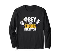 Cadeau de répétition pour entraîneur Vocal Obey The Choir Director Manche Longue