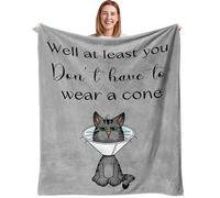 Cadeau de rétablissement pour femme/homme après une chirurgie, cadeau de condoléances, couverture « Get Well Soon » de 127 x 152,4 cm, pour se sentir mieux/cadeau de récupération chirurgicale pour