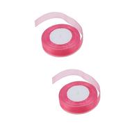 Cadeau de ruban Papier d'emballage de papillon, Lot de 3 rubans en dentelle et organza transparent for emballage de gâteaux, bouquets de mariage, nœuds, décoration rose, boîte à bonbons, maille violet