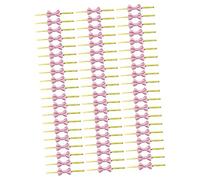 Cadeau de ruban Papier d'emballage de papillon, Lot de 400 nœuds papillon torsadés for cordons, sucettes, bonbons, mariage, pâtisserie, pain, emballage de friandises, rubans, pâtisserie, gâteau, fil d