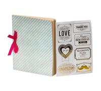 Cadeau de scrapbooking Fujifilm WPS - Bande diagonale bleue | Liquidation : parti=parti