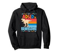 Cadeau de Sensibilisation à l'attention, Dinosaure « ADHD is Awesome » pour garçons et Filles Sweat à Capuche
