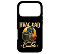 Cadeau de Technicien CVC pour Les Papas comme Un Papa Ordinaire mais Refroidisseur Coque pour iPhone 17 Pro