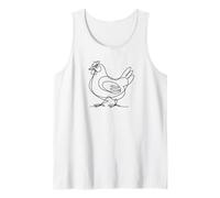 Cadeau de Troupeau d'arrière-Cour d'amant de Poule de Dame Débardeur